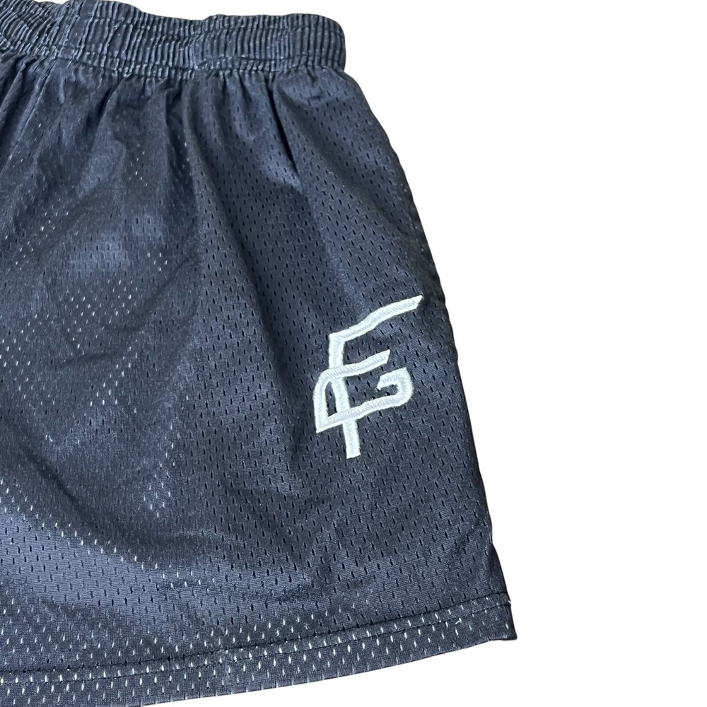 Follow God Chicago Men's Black Mesh Basketball Shorts Small FG Logo Graphic - Picture 3 of 9